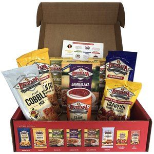Louisiana fish fry product 8 item gift box set Cajun creole southern food